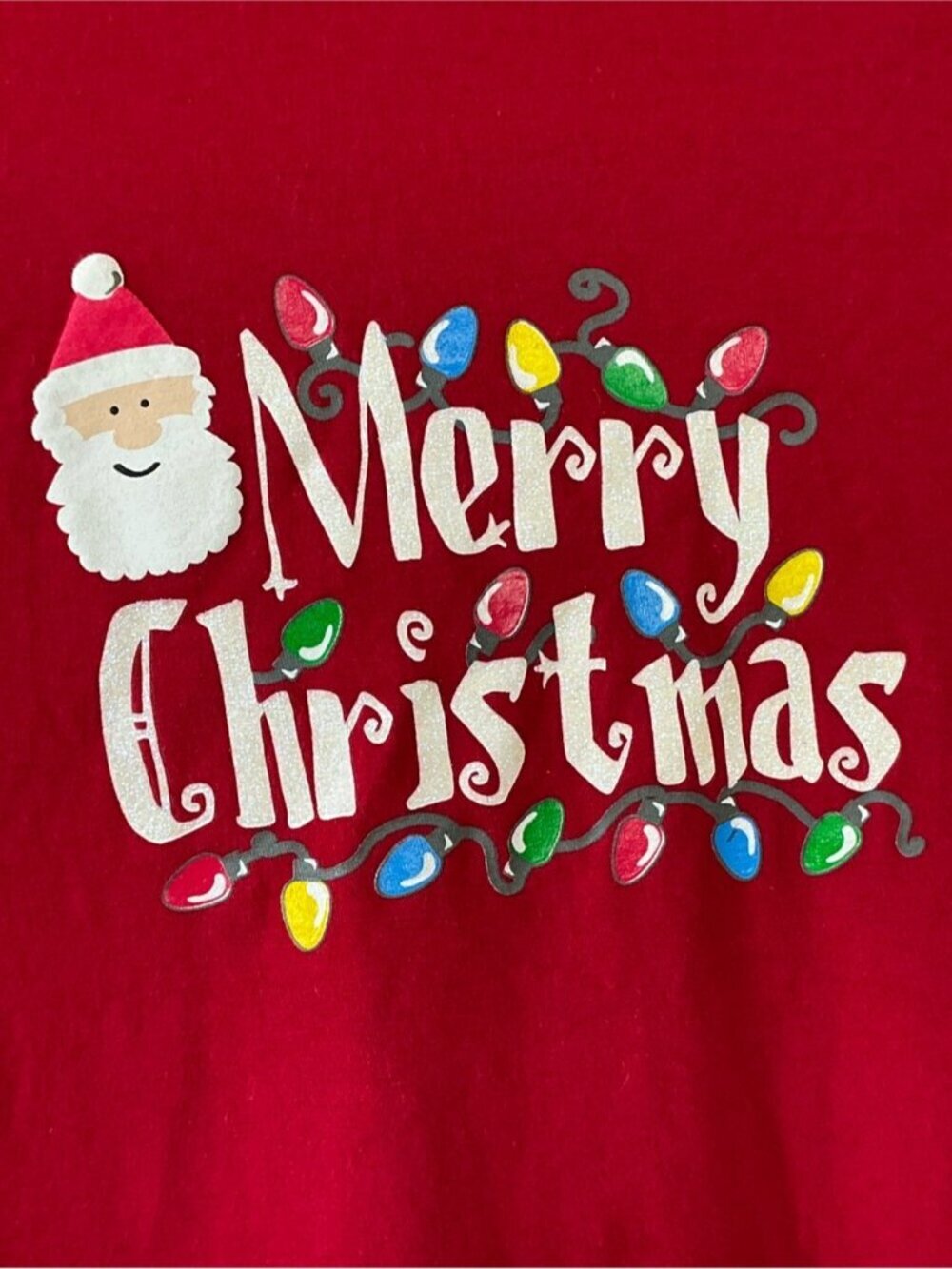 Christmas Tee Shirts Cotton Holiday Long Sleeve  Bundle  Red Women Plus Size 2X - Picture 10 of 15